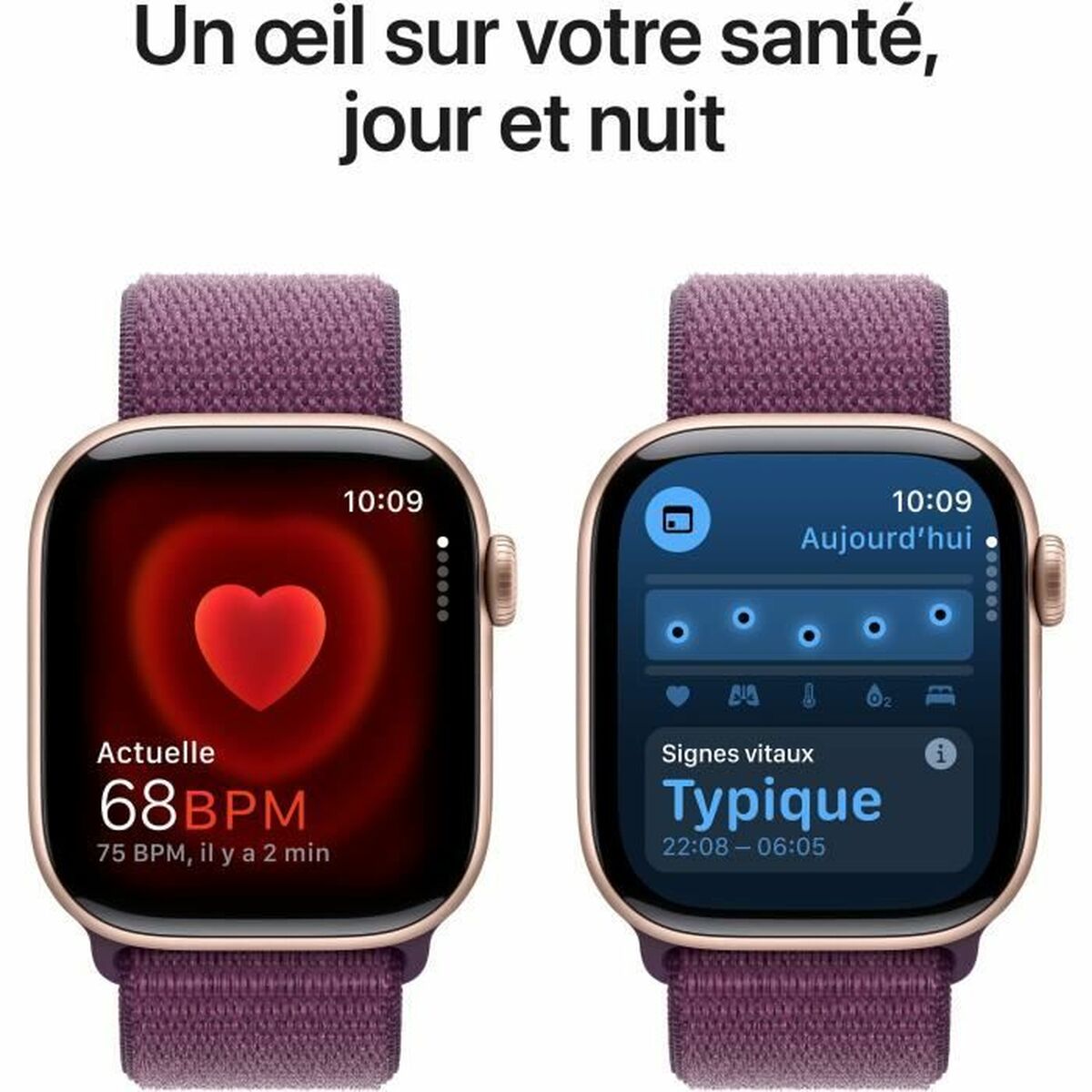 Smartwatch Apple Purple Rose Gold-2