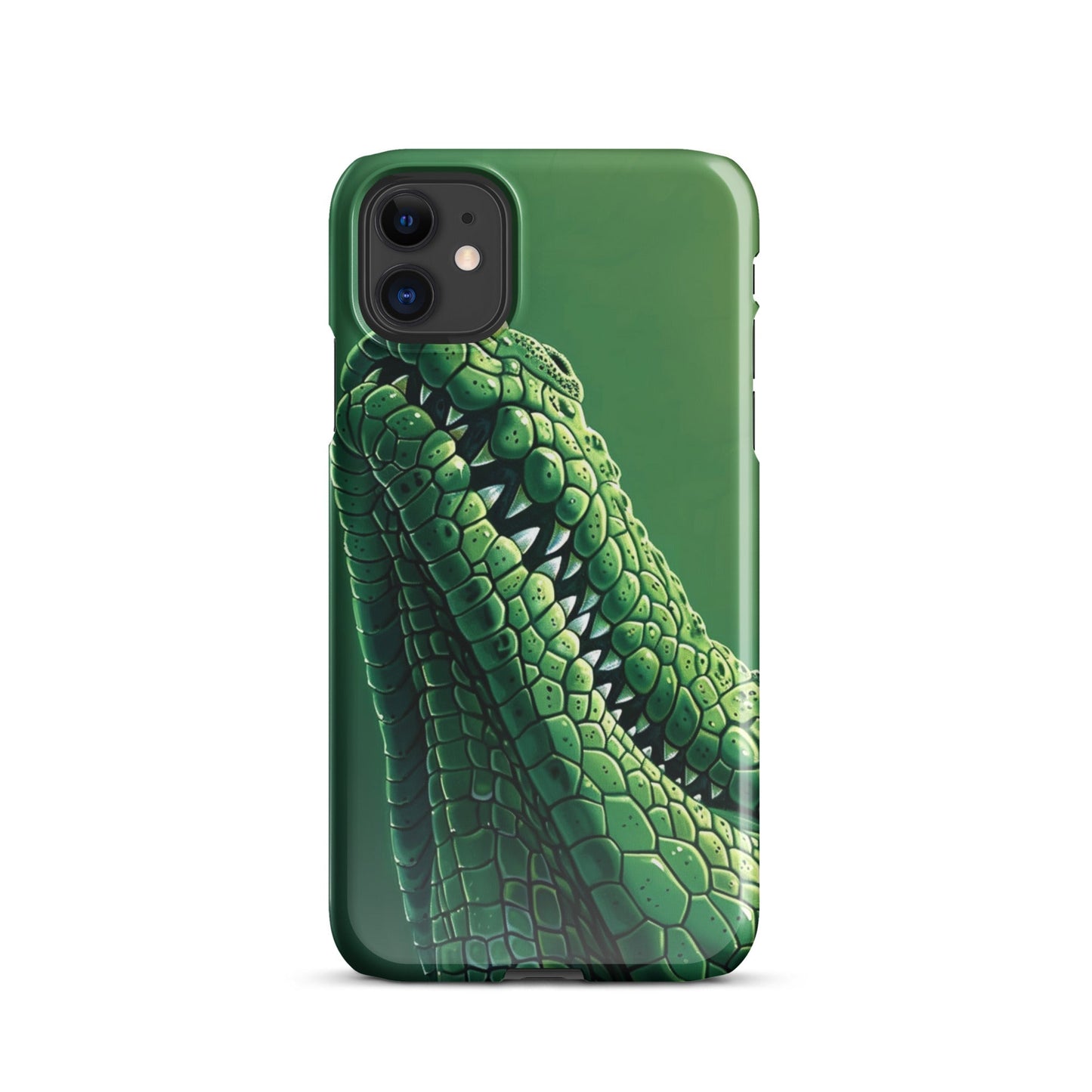 Green Crocodile Phone case for iPhone-0