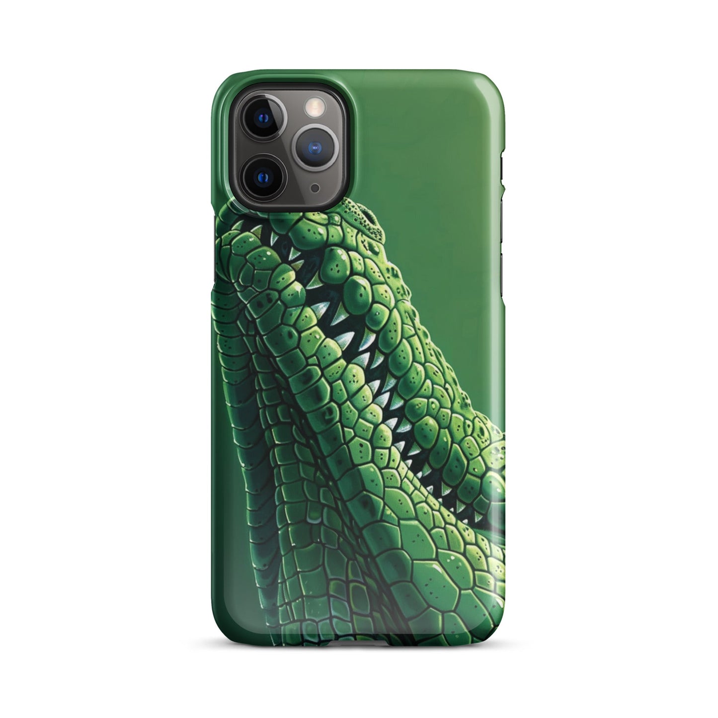 Green Crocodile Phone case for iPhone-2