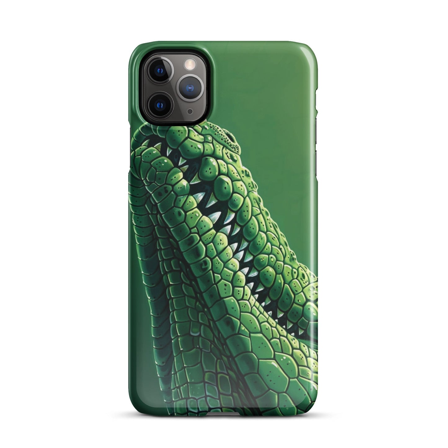 Green Crocodile Phone case for iPhone-4