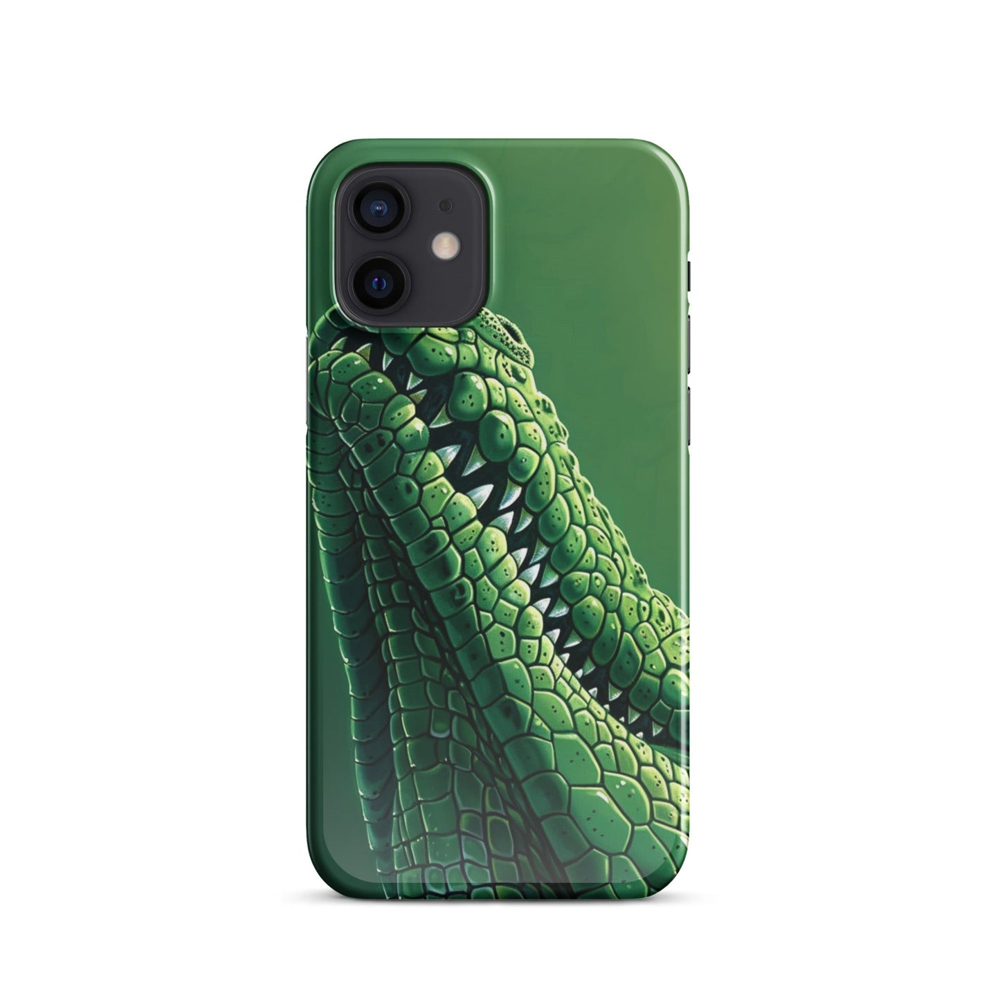 Green Crocodile Phone case for iPhone-8
