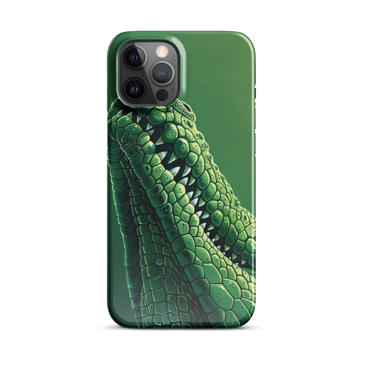 Green Crocodile Phone case for iPhone-12
