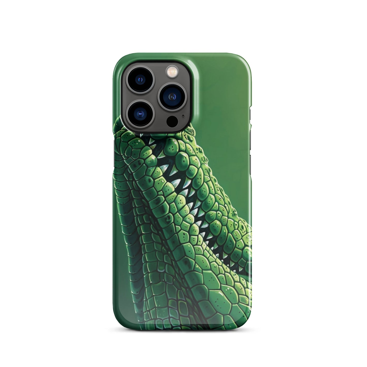 Green Crocodile Phone case for iPhone-18