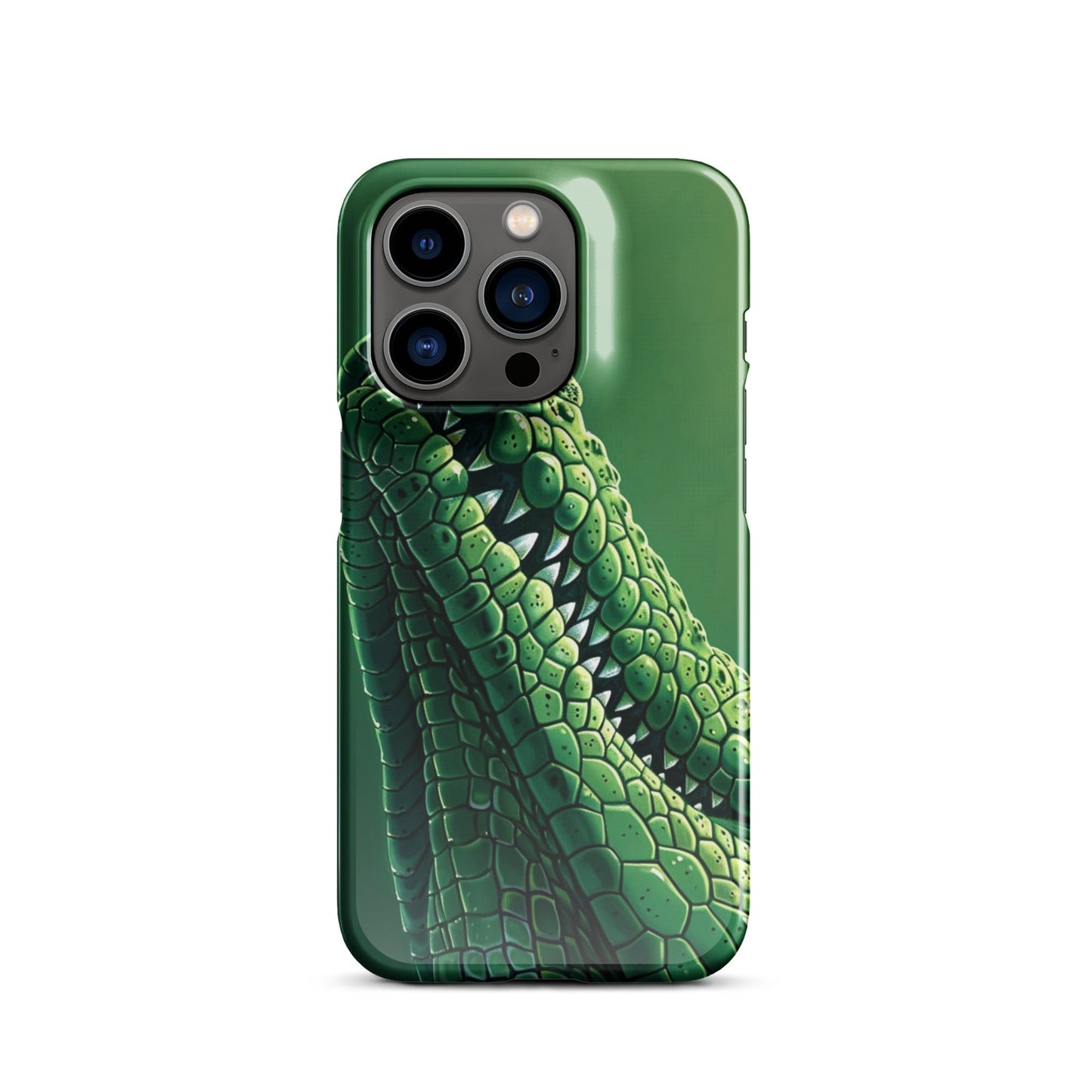 Green Crocodile Phone case for iPhone-26