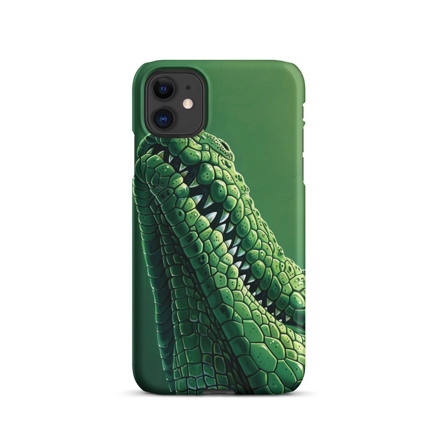 Green Crocodile Phone case for iPhone-1