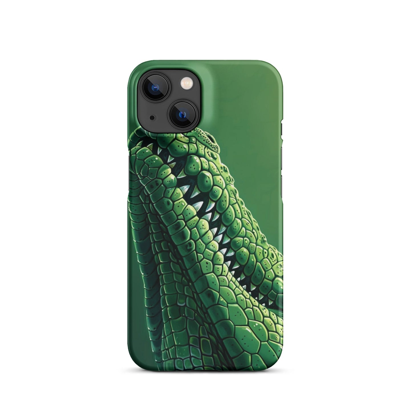 Green Crocodile Phone case for iPhone-23