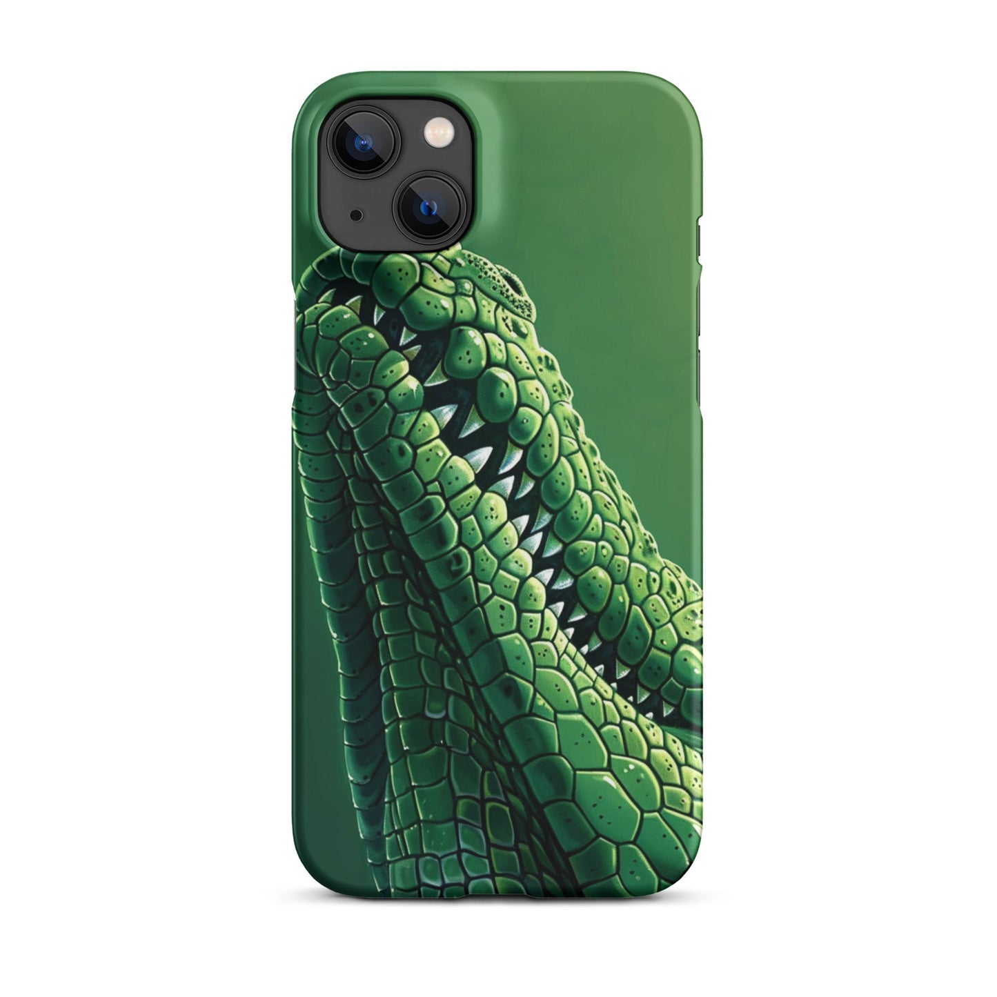 Green Crocodile Phone case for iPhone-25