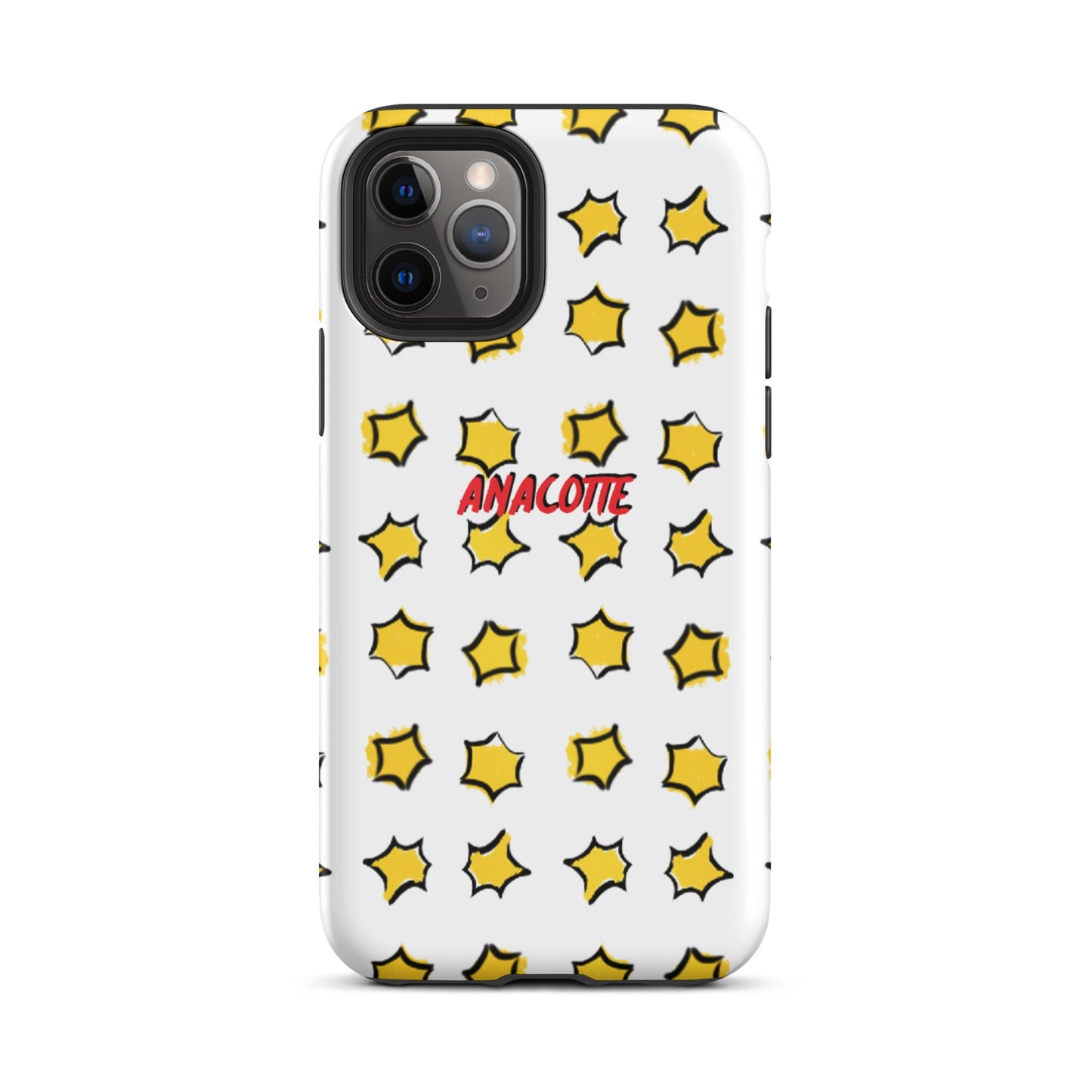 iPhone 14, 13, 12, 11 Christmas Theme iPhone Cases Star White Anacotte-4