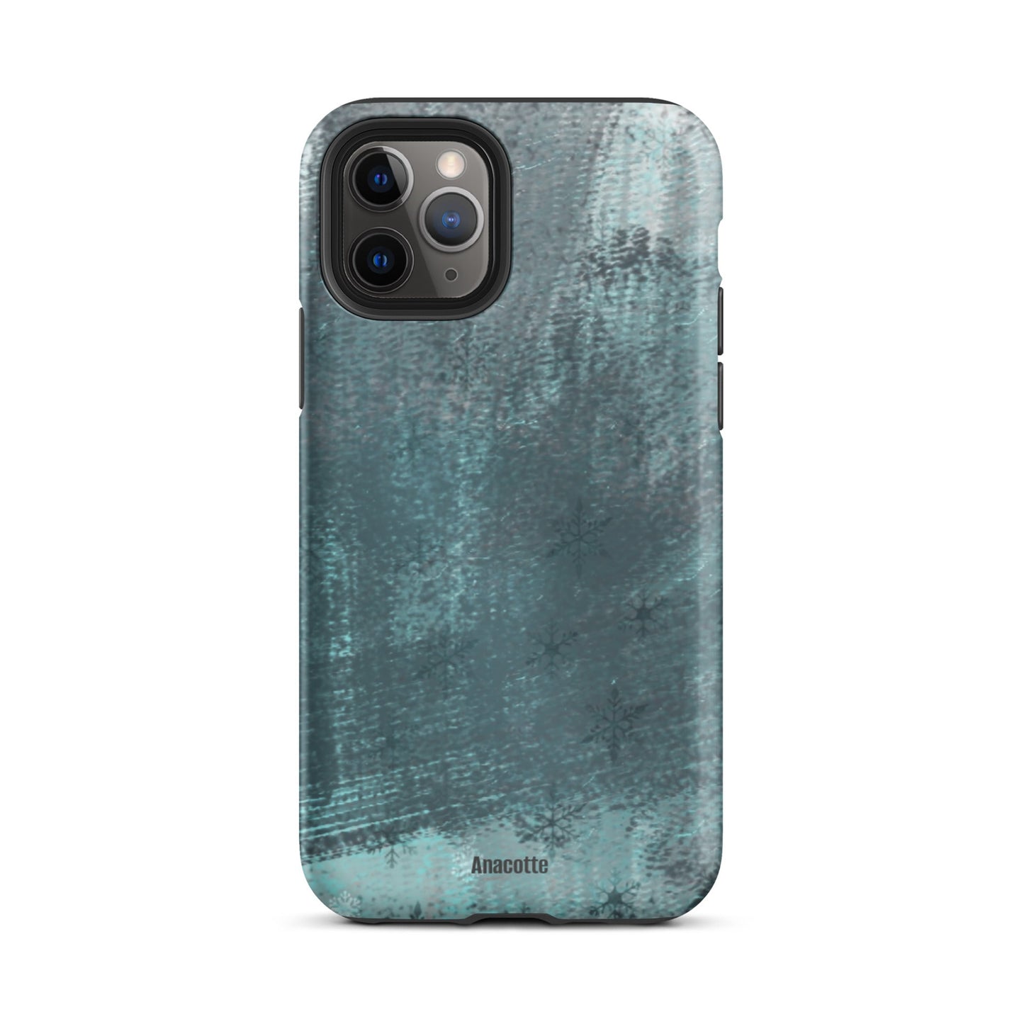 iPhone 14, 13, 12, 11 Christmas Theme iPhone Cases Snow Green Anacotte-3