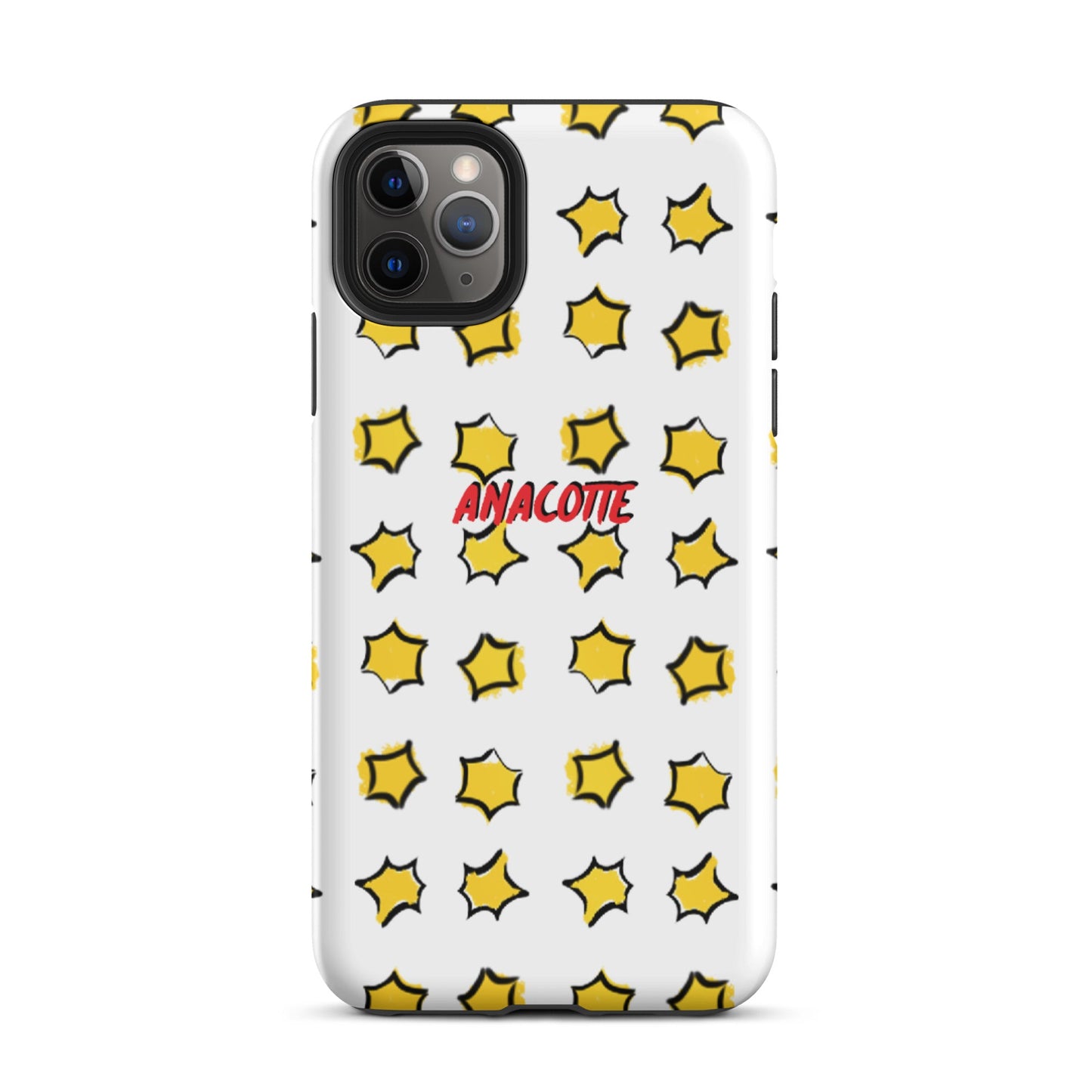 iPhone 14, 13, 12, 11 Christmas Theme iPhone Cases Star White Anacotte-6