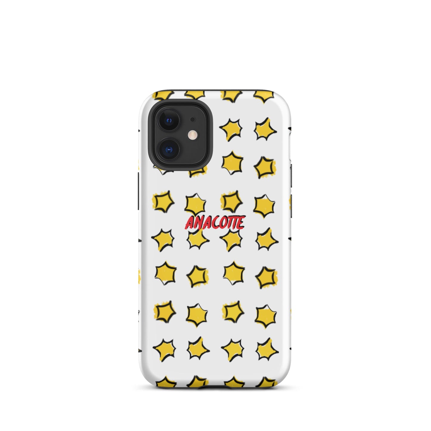 iPhone 14, 13, 12, 11 Christmas Theme iPhone Cases Star White Anacotte-15