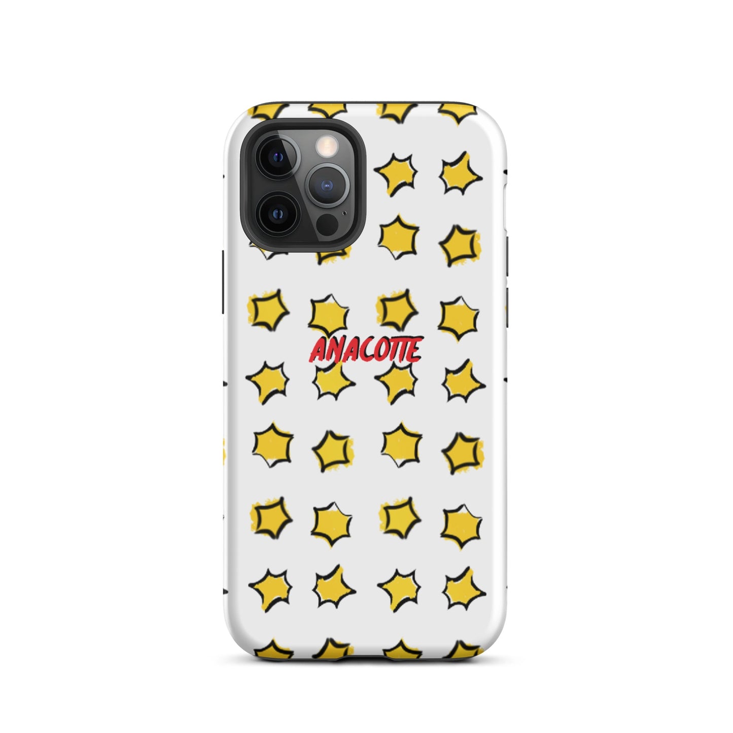 iPhone 14, 13, 12, 11 Christmas Theme iPhone Cases Star White Anacotte-9