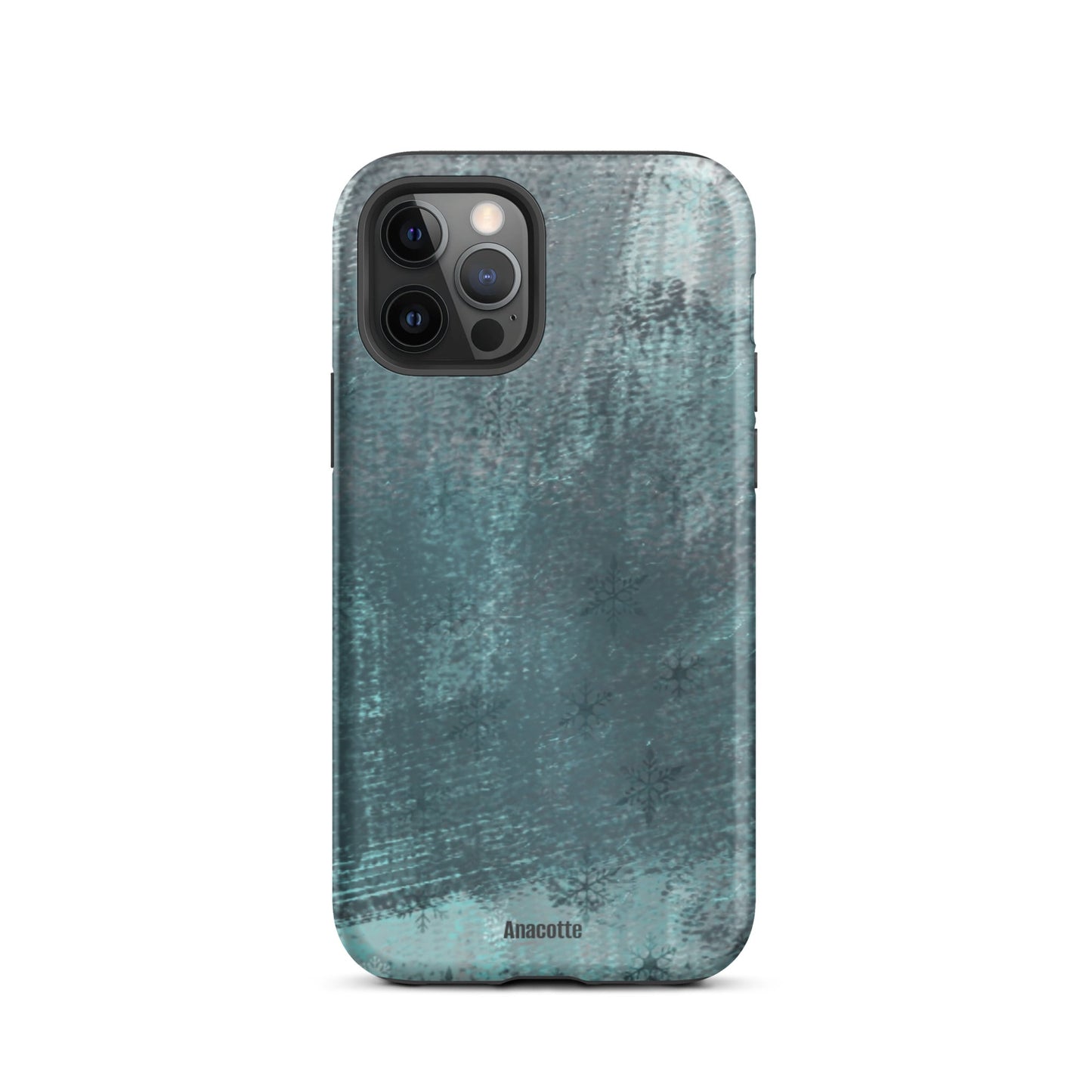 iPhone 14, 13, 12, 11 Christmas Theme iPhone Cases Snow Green Anacotte-8