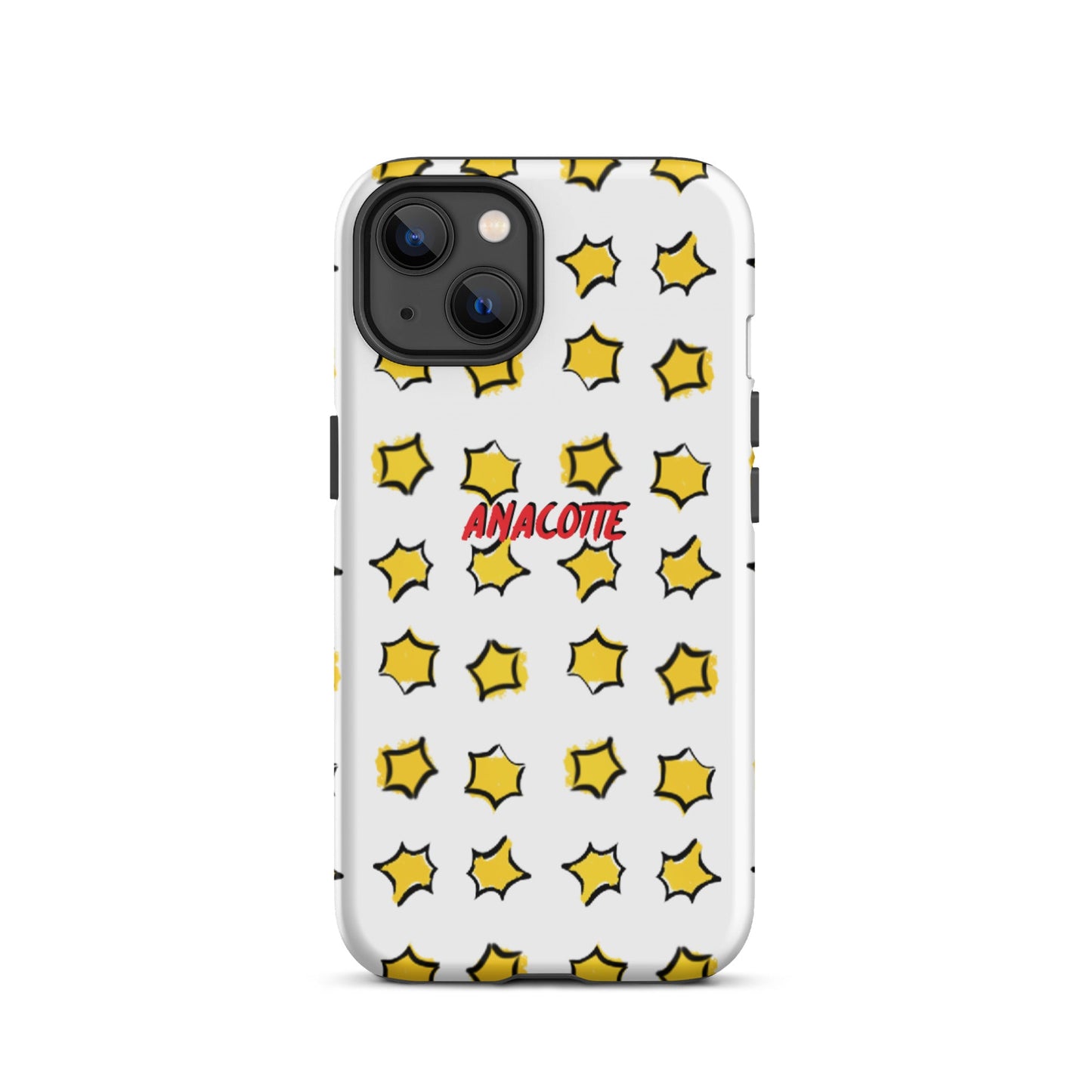 iPhone 14, 13, 12, 11 Christmas Theme iPhone Cases Star White Anacotte-22
