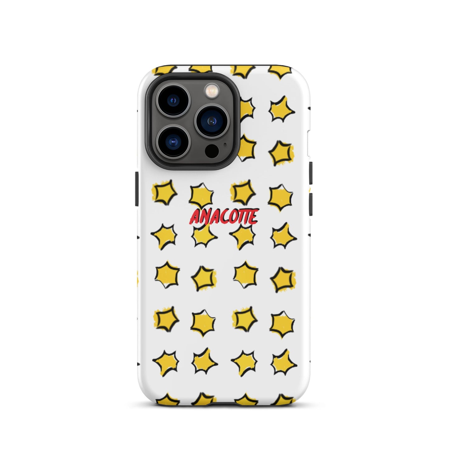 iPhone 14, 13, 12, 11 Christmas Theme iPhone Cases Star White Anacotte-17