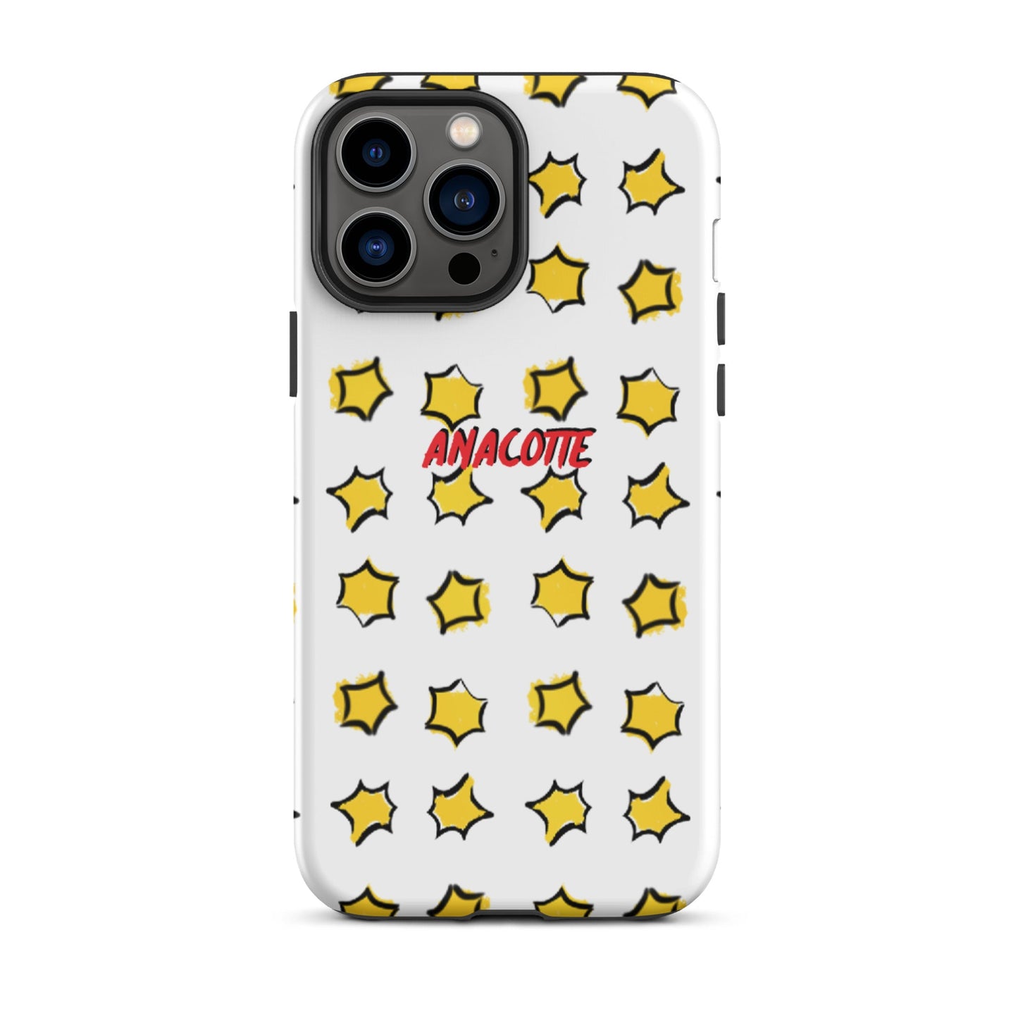 iPhone 14, 13, 12, 11 Christmas Theme iPhone Cases Star White Anacotte-19