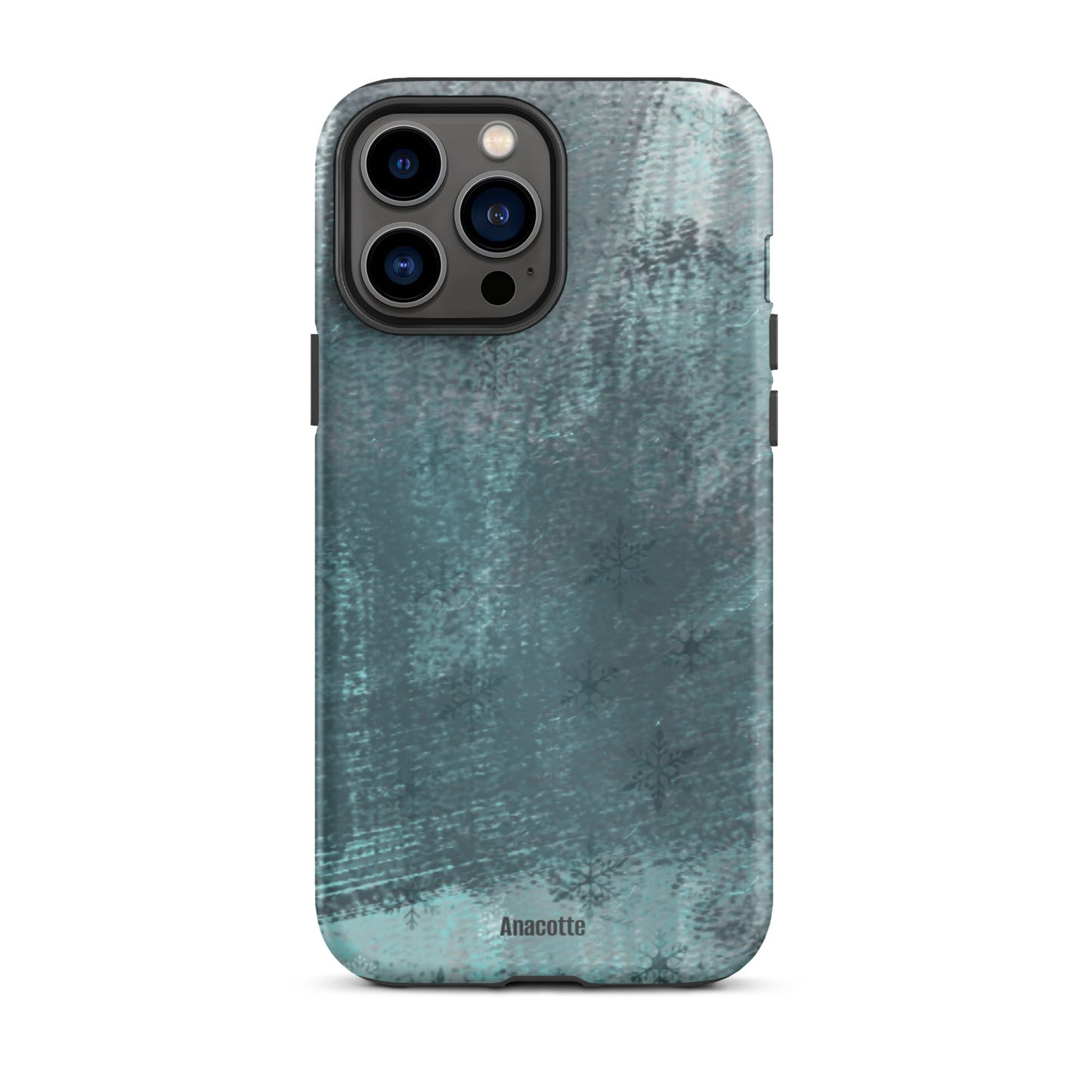 iPhone 14, 13, 12, 11 Christmas Theme iPhone Cases Snow Green Anacotte-18
