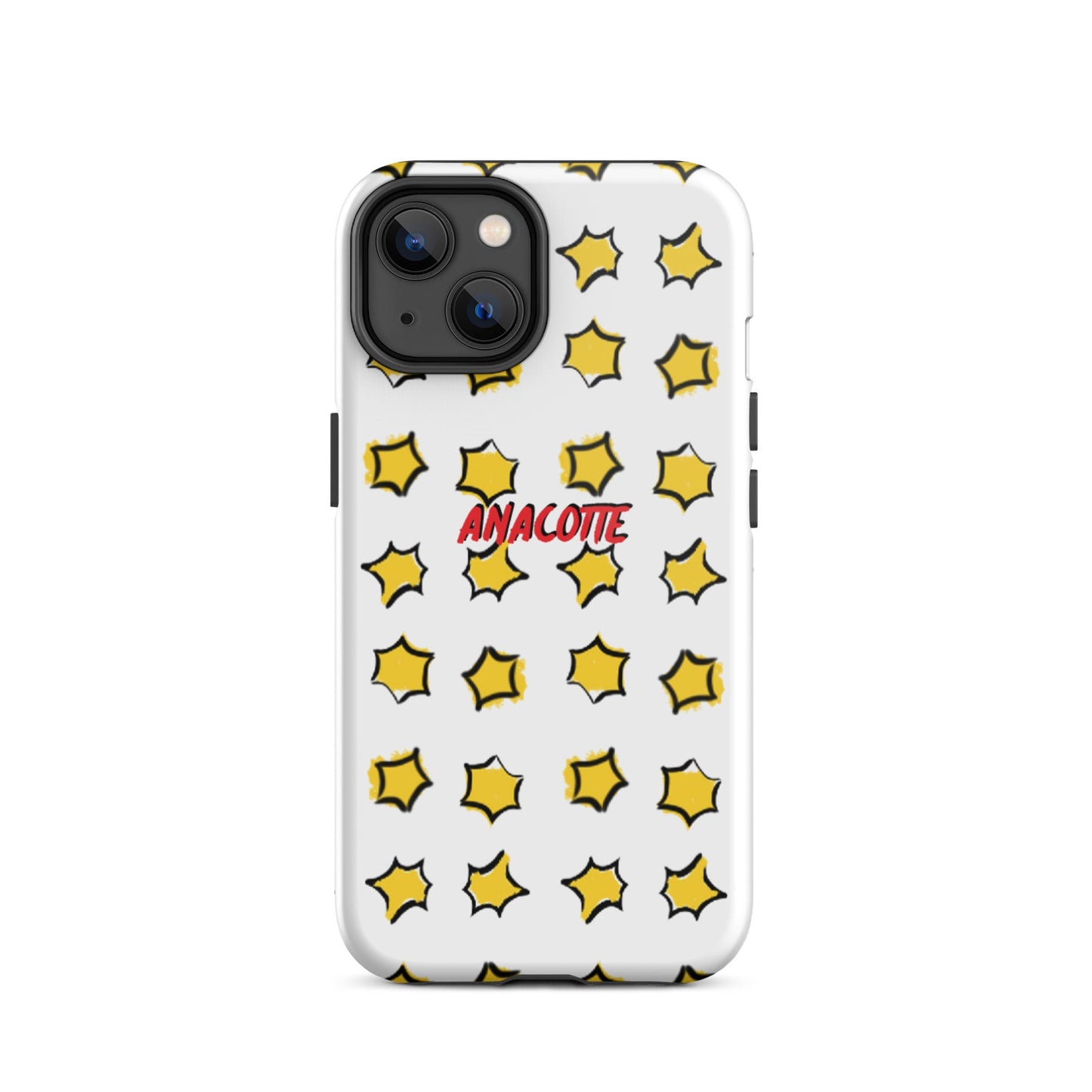 iPhone 14, 13, 12, 11 Christmas Theme iPhone Cases Star White Anacotte-25
