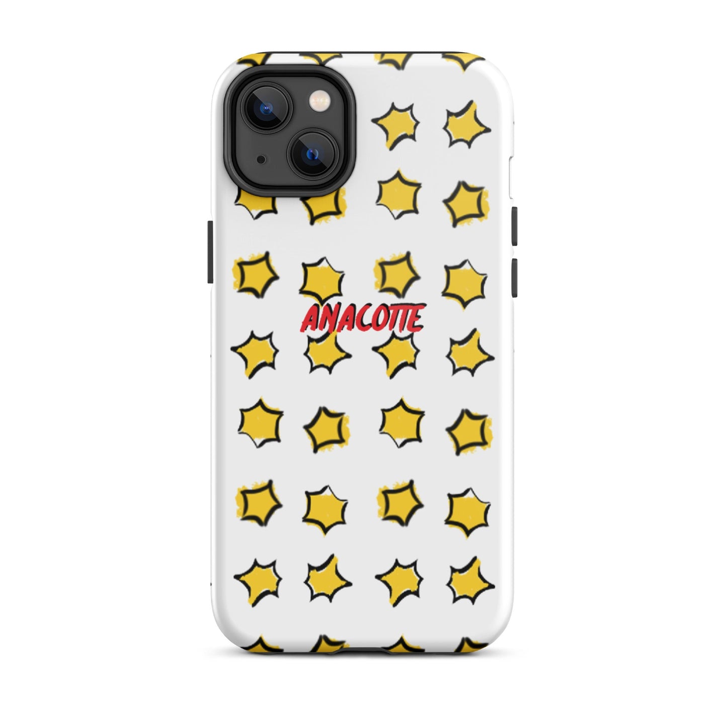 iPhone 14, 13, 12, 11 Christmas Theme iPhone Cases Star White Anacotte-27