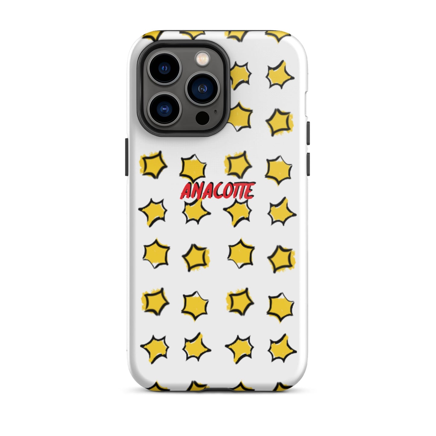 iPhone 14, 13, 12, 11 Christmas Theme iPhone Cases Star White Anacotte-0