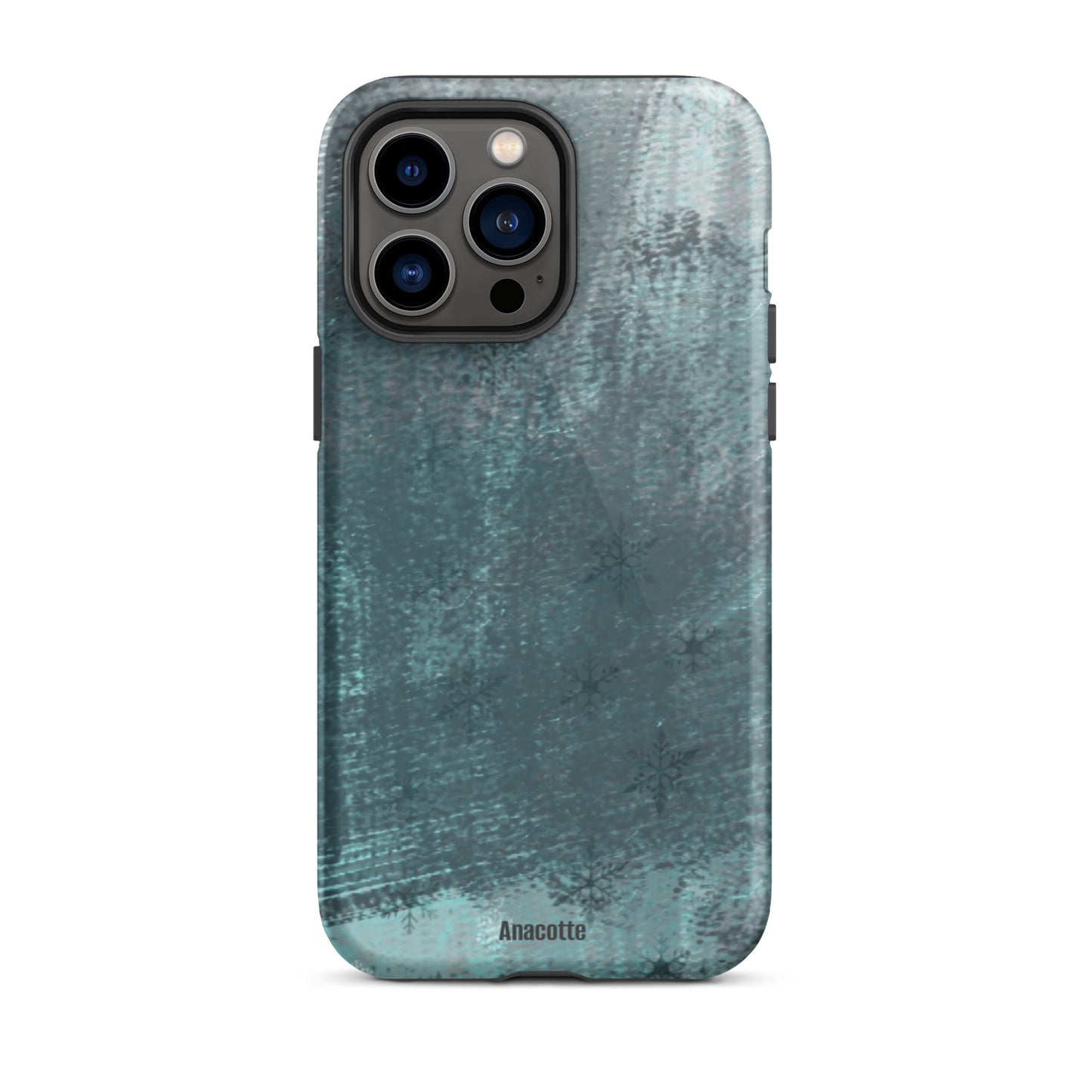 iPhone 14, 13, 12, 11 Christmas Theme iPhone Cases Snow Green Anacotte-0