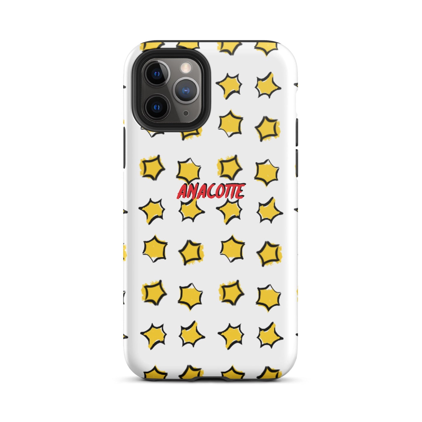 iPhone 14, 13, 12, 11 Christmas Theme iPhone Cases Star White Anacotte-5