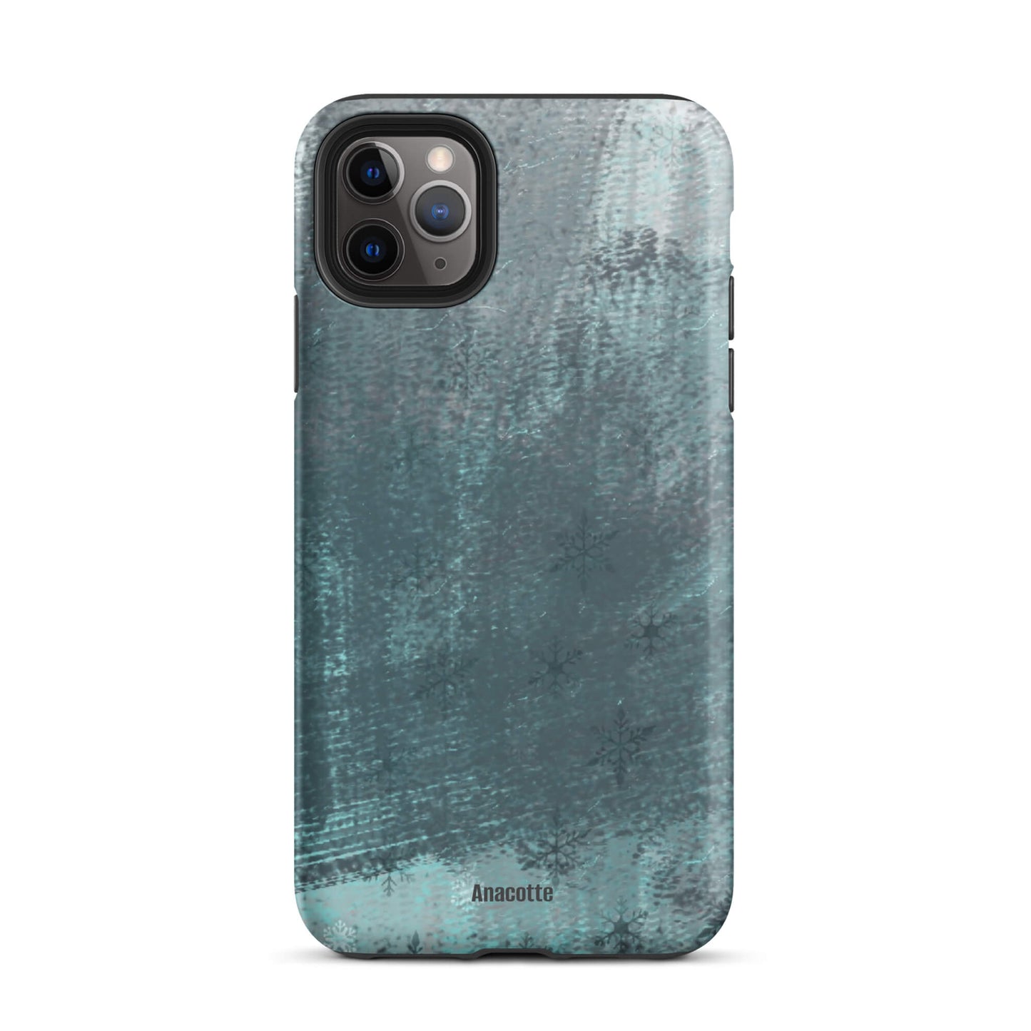 iPhone 14, 13, 12, 11 Christmas Theme iPhone Cases Snow Green Anacotte-6