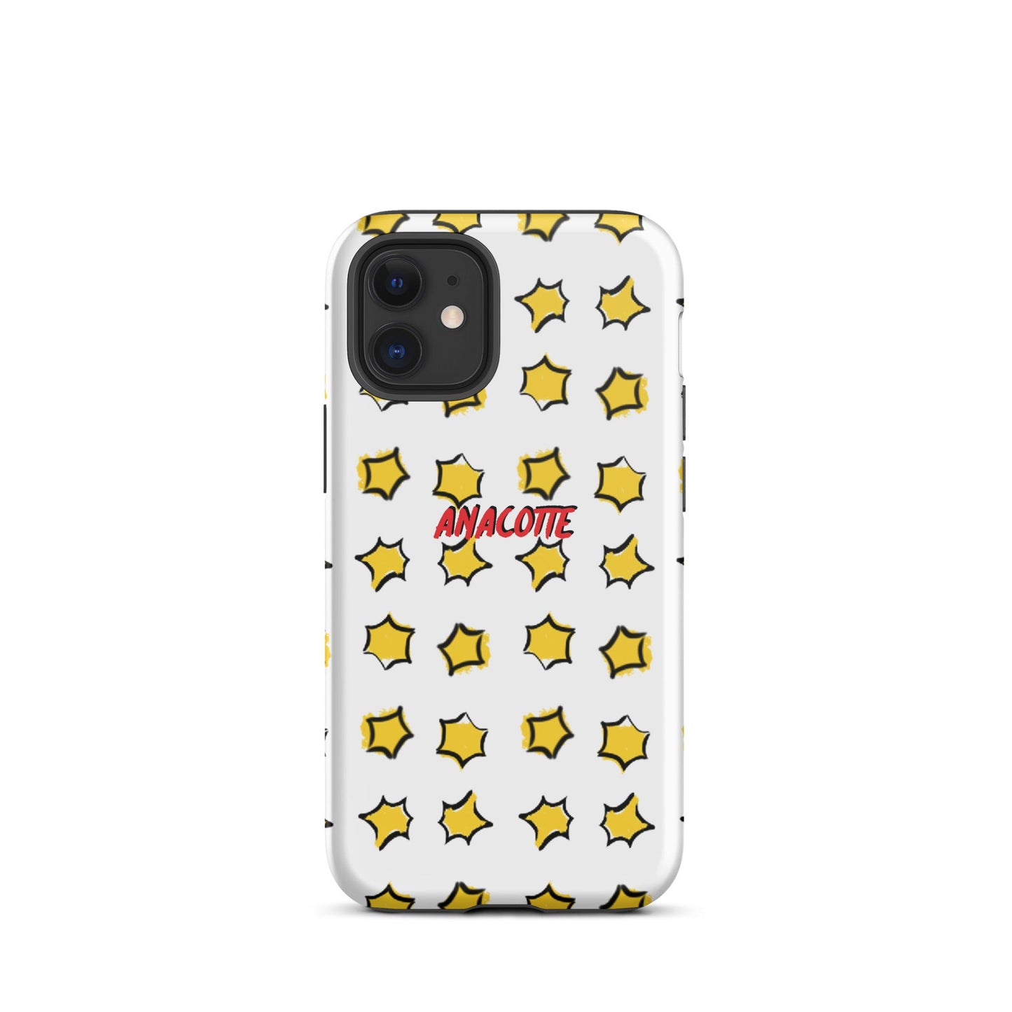 iPhone 14, 13, 12, 11 Christmas Theme iPhone Cases Star White Anacotte-16