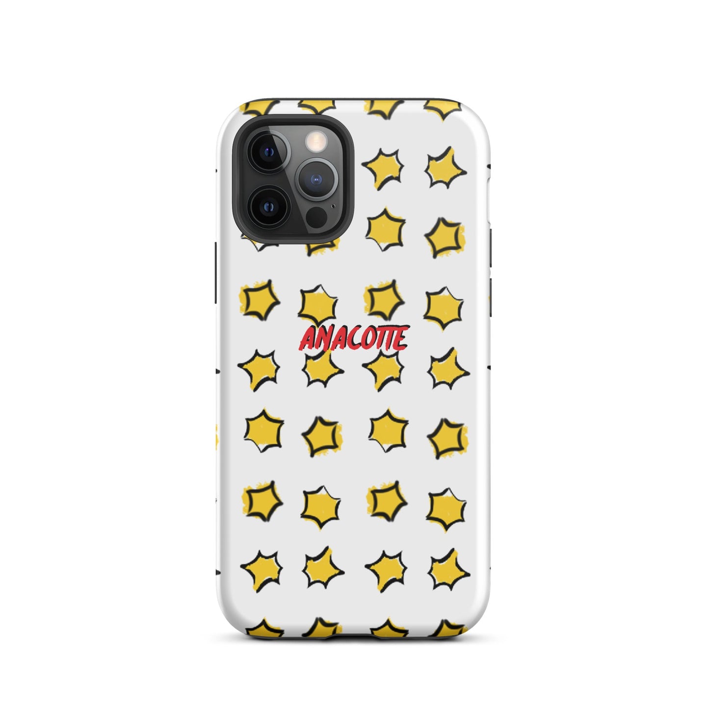 iPhone 14, 13, 12, 11 Christmas Theme iPhone Cases Star White Anacotte-13