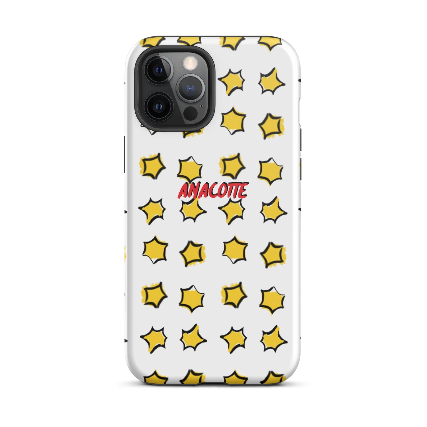 iPhone 14, 13, 12, 11 Christmas Theme iPhone Cases Star White Anacotte-11