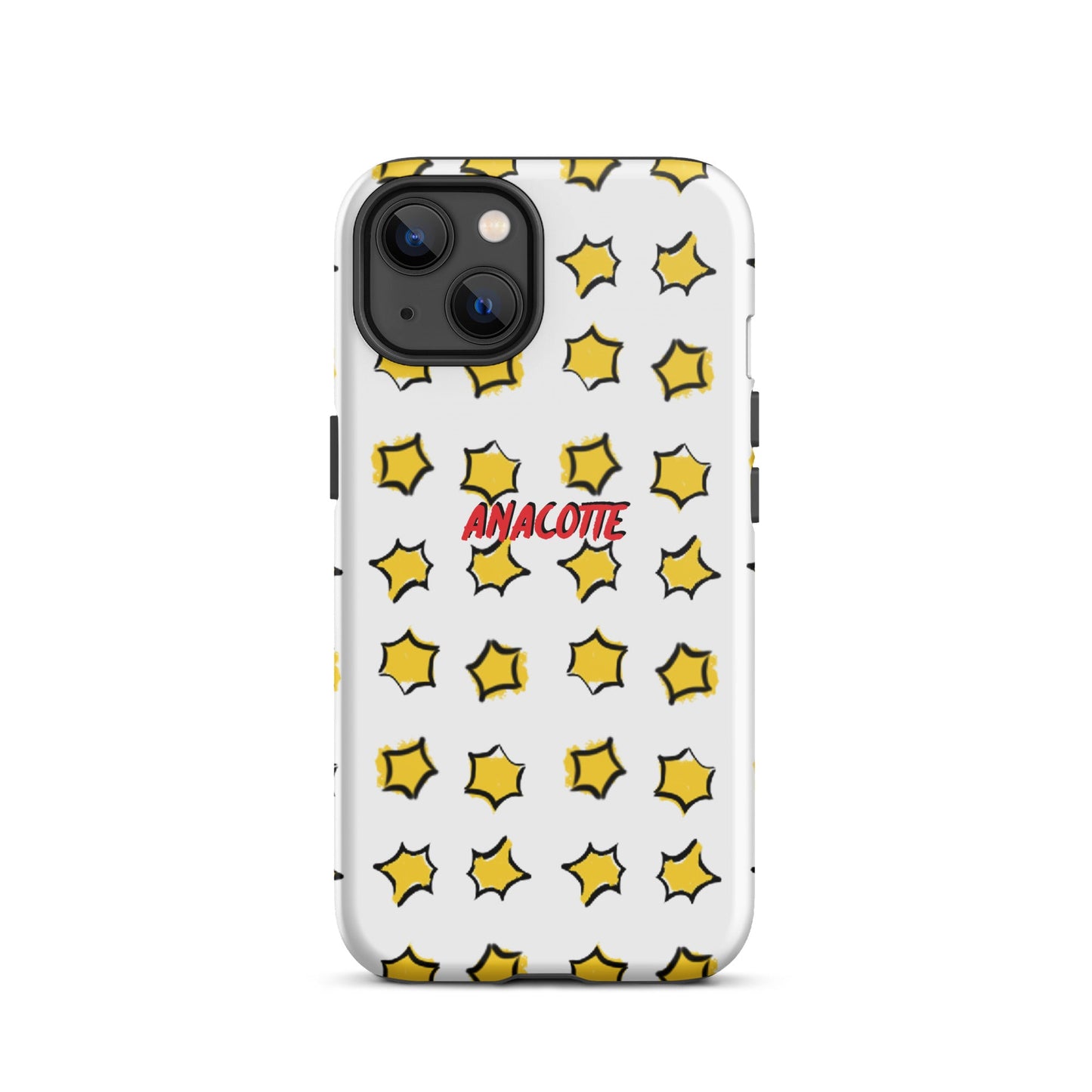 iPhone 14, 13, 12, 11 Christmas Theme iPhone Cases Star White Anacotte-23
