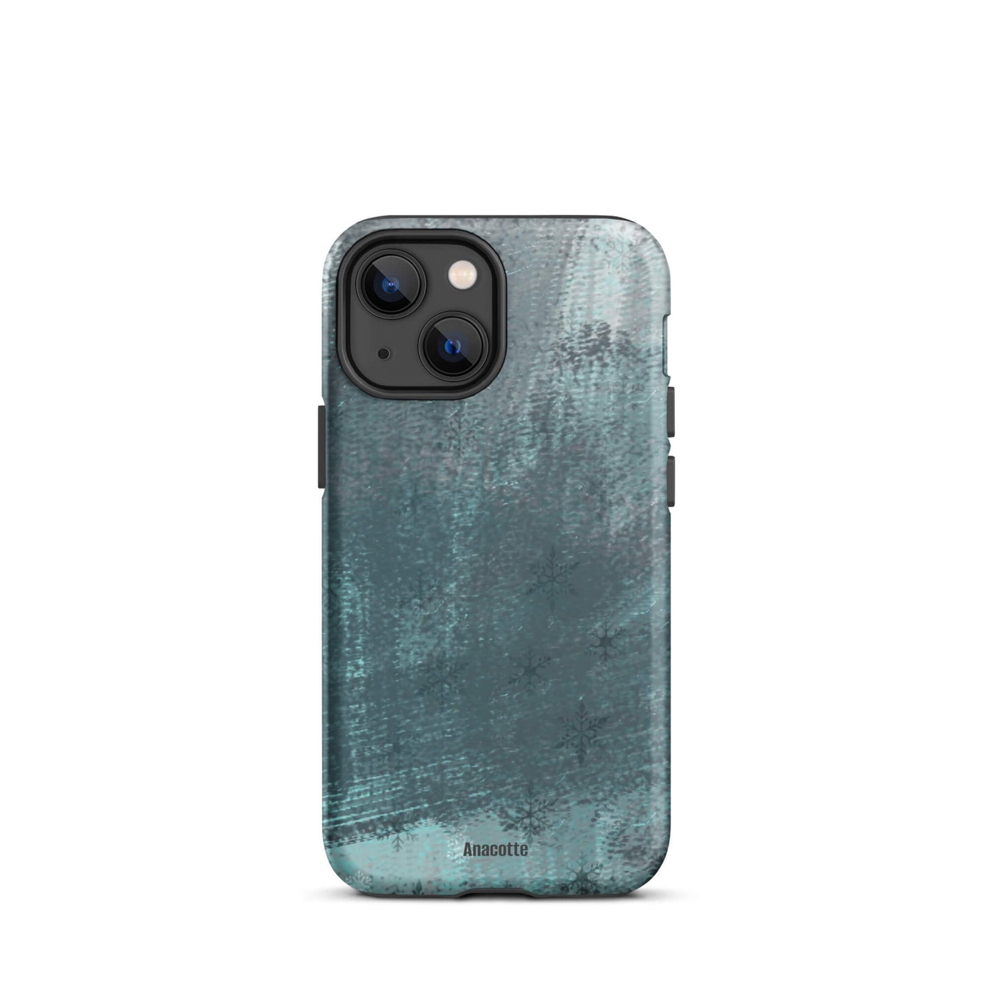 iPhone 14, 13, 12, 11 Christmas Theme iPhone Cases Snow Green Anacotte-19