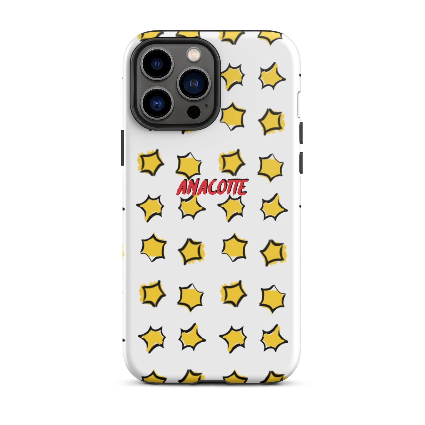 iPhone 14, 13, 12, 11 Christmas Theme iPhone Cases Star White Anacotte-18
