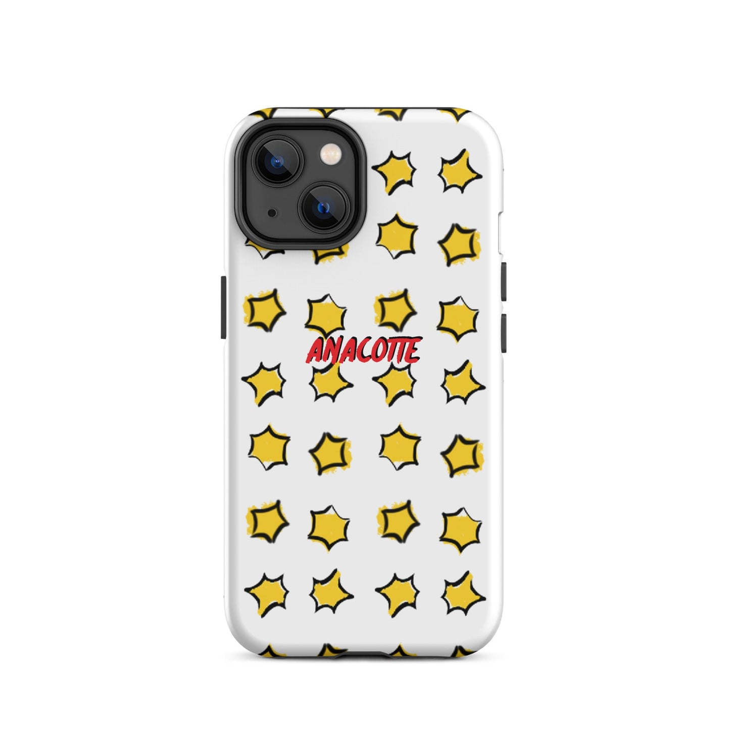 iPhone 14, 13, 12, 11 Christmas Theme iPhone Cases Star White Anacotte-26