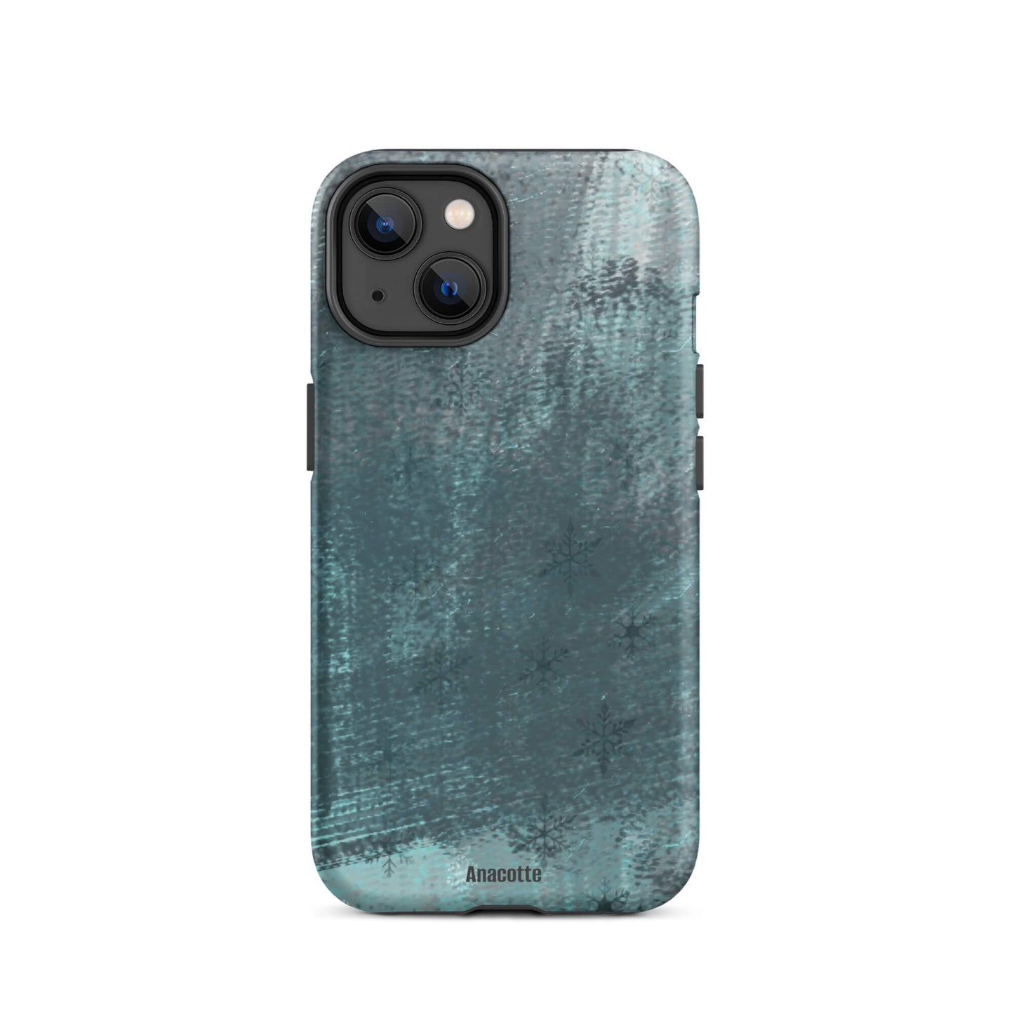 iPhone 14, 13, 12, 11 Christmas Theme iPhone Cases Snow Green Anacotte-25