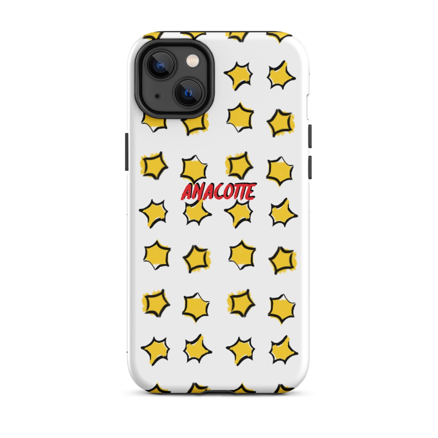 iPhone 14, 13, 12, 11 Christmas Theme iPhone Cases Star White Anacotte-28