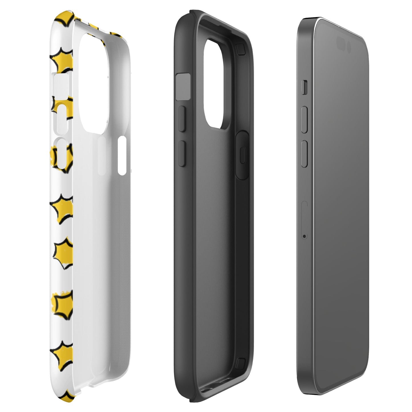 iPhone 14, 13, 12, 11 Christmas Theme iPhone Cases Star White Anacotte-2