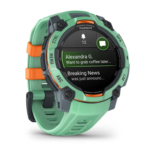Smartwatch GARMIN Instinct 3 AMOLED Black Green 1,2" 45 mm Ø 45 mm (3 Units)-0