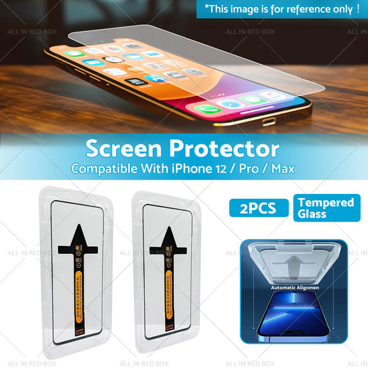 2PCS Screen Protector Tempered Glass Suitable For iPhone 12 Pro Max-0