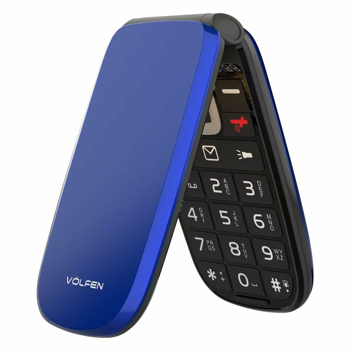 Mobile telephone for older adults Volfen ASTRO FLIP 48 MB 2,8" Blue 4G-4