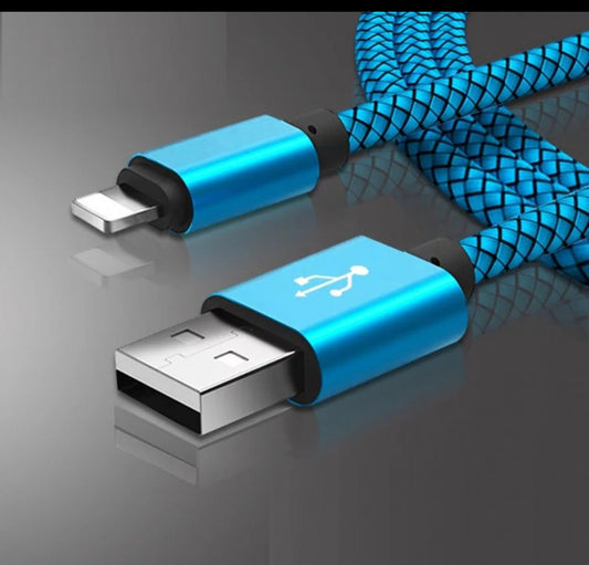 Extra strapabíró 1 méteres Lightning Iphone gyorstöltő és USB adatkábel-0