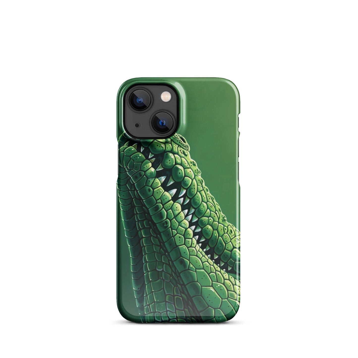 Green Crocodile Phone case for iPhone-14
