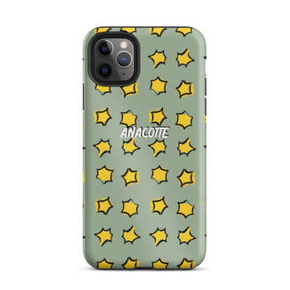 iPhone 14, 13, 12, 11 Christmas Theme iPhone Cases Star Green Anacotte-6