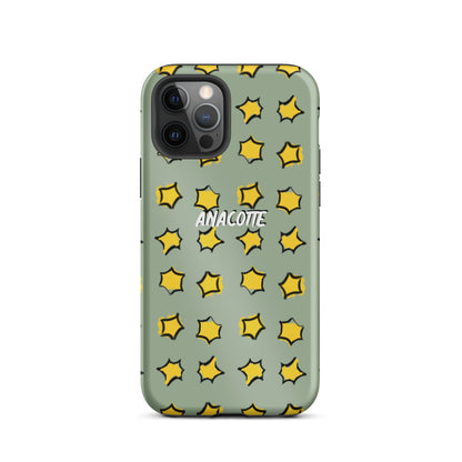 iPhone 14, 13, 12, 11 Christmas Theme iPhone Cases Star Green Anacotte-9