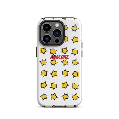 iPhone 14, 13, 12, 11 Christmas Theme iPhone Cases Star White Anacotte-29