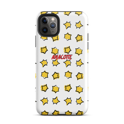 iPhone 14, 13, 12, 11 Christmas Theme iPhone Cases Star White Anacotte-7