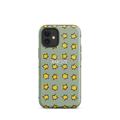 iPhone 14, 13, 12, 11 Christmas Theme iPhone Cases Star Green Anacotte-16