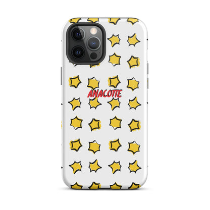 iPhone 14, 13, 12, 11 Christmas Theme iPhone Cases Star White Anacotte-11