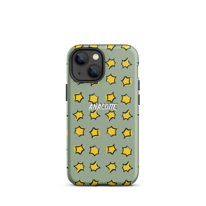 iPhone 14, 13, 12, 11 Christmas Theme iPhone Cases Star Green Anacotte-20
