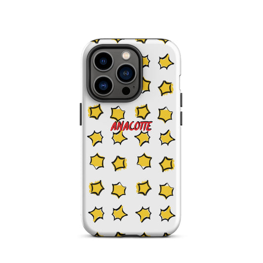 iPhone 14, 13, 12, 11 Christmas Theme iPhone Cases Star White Anacotte-30